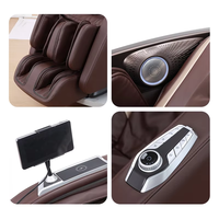 Fauteuil de massage électrique haut de gamme Zhou Qi avec fonction de pétrissage profond et de roulement, fauteuil de massage luxueux