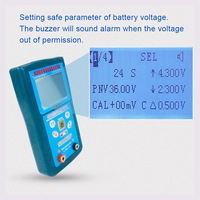 SUNKKO T624 testeur de batterie au lithium, détection de maintenance, pression différentielle de batterie, analyseur de détection intelligent 24s