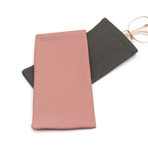 Chất lượng cao PU da xách tay kính Túi giá tốt nhất quang học Eyewear Pouch kính thanh lịch trường hợp - Product Image 4