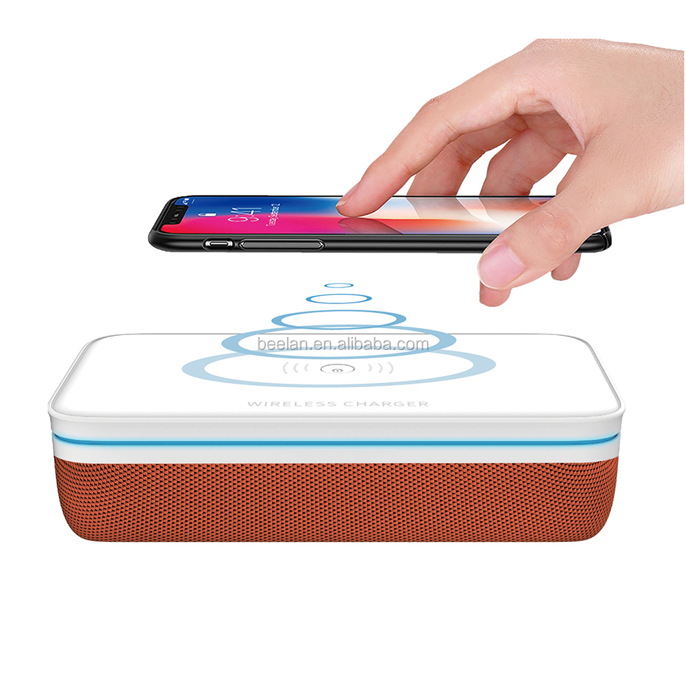 Многофункциональная 15 Вт Беспроводная зарядка UVC Светодиодная лампа Дезинфекция машина для очистки телефона стерилизатор Стерилизатор УФ дезинфицирующая коробка