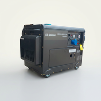 Générateur diesel silencieux SS SAMSON SS5500SL 5KW, démarrage électrique, 240V 50Hz, AVR, générateur d'énergie pour la maison