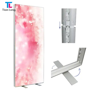 Caja de iluminación Led de aluminio de extrusión de tela TianLang, caja de luz LED SEG, caja de luz para cabina de exhibición de 85mm, cajas de luz publicitarias - Product Image 1
