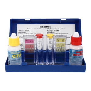Bể bơi Spa chất lượng nước hóa chất Kit kiểm tra cho clo và pH Kiểm tra 2 cách Bộ dụng cụ xét nghiệm - Product Image 1