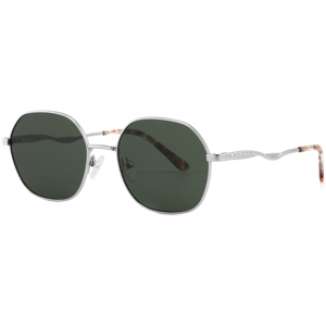 Gafas de Sol Unisex Ovaladas con Marco Metálico, Lentes Degradadas, 100% Protección UV, para Uso en Exteriores, Estilo Moderno para Adultos - Product Image 4