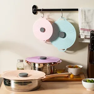 Couvre-aliments universel en silicone auto-scellant réutilisable pour bols, casseroles et poêles, pour conserver les aliments frais - Product Image 6