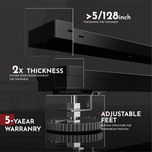 Drain de <span class=keywords><strong>douche</strong></span> linéaire en acier inoxydable SUS304 noir mat de 12 pouces, certifié CUPC, pour <span class=keywords><strong>baignoire</strong></span>, avec couvercle réversible 2-en-1, moderne et facile à installer - Product Image 5