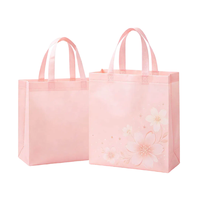 Sac de courses en tissu non tissé laminé résistant aux charges lourdes, imperméable, pour supermarché