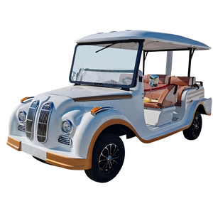 <span class=keywords><strong>Auto</strong></span> Elettrica Turistica Vintage a 4 Ruote Personalizzabile Senza Manutenzione con Batteria Colloidale per 8 Persone Velocità 30Km/h Certificato CE - Product Image 1