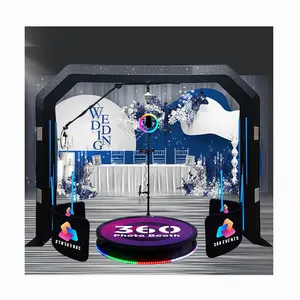 Tự động xoay 3D 360 gian hàng Ảnh hàng đầu quay cho tiệc cưới sử dụng Bầu Trời 360 gian hàng ảnh với sự tin tưởng trên không gian hàng ảnh 360