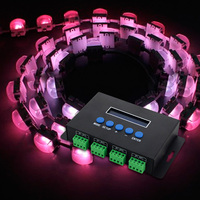 Controlador PixelLED ArtNet a SPI Profesional de 4 Puertos para Sistemas de Iluminación Digital Programables y Proyectos de Fachadas Arquitectónicas