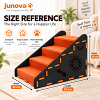 Escalier en feutre pour animaux de compagnie, 4 marches, pour chats et chiens, rampe d'intérieur durable, vente en gros d'usine, taille et couleur personnalisables OEM