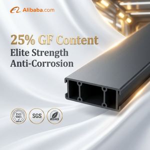 Perfiles Aislantes de Poliamida con Extrusión de Precisión PA66GF25, Tiras de Rotura Térmica Huecas para Marcos y Puertas de Aluminio - Product Image 1