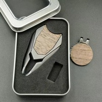 Horquilla de golf personalizada de aleación de zinc con marcador de bola, venta al por mayor directa de fábrica, accesorios de golf de calidad premium a granel