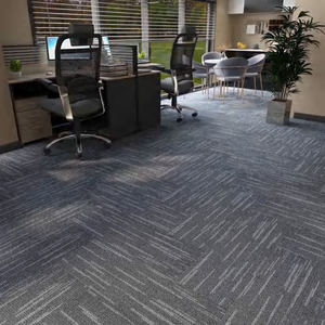 Dernières Tendances : Dalles de Moquette Commerciales Modernes en PP pour Bureaux – Carreaux de Sol Décoratifs Rectangulaires pour Immeubles de Bureaux - Product Image 1
