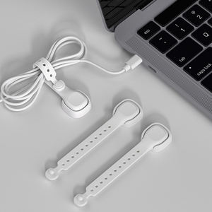 Organizador <span class=keywords><strong>de</strong></span> Cables Magnético, Correa <span class=keywords><strong>de</strong></span> Silicona Reutilizable con Botón <span class=keywords><strong>de</strong></span> Presión y Base Magnética <span class=keywords><strong>para</strong></span> Escritorio, Soporte <span class=keywords><strong>para</strong></span> Herramientas <span class=keywords><strong>de</strong></span> Cocina, Sujetador <span class=keywords><strong>de</strong></span> <span class=keywords><strong>Cortinas</strong></span> - Product Image 2