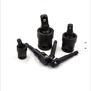 Lot de 6 têtes de conversion pour perceuse, rotatives à 360 degrés, en CR-MO, avec poignée carrée hexagonale vers douille, jeu de douilles articulées universelles SCK-6 S - Product Image 4