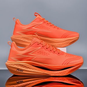 Nouveau design chaussures de course d'automne grande taille Marathon chaussures de course pour hommes et femmes chaussures de sport de course à lacets en maille baskets - Product Image 4