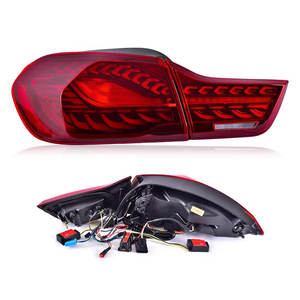 Para <span class=keywords><strong>BMW</strong></span> 4 Series 13-20 montaje de luz trasera con escalas de doble dragón nuevas señales de giro Rojas luces de freno modificadas F32 <span class=keywords><strong>F36</strong></span> 12V - Product Image 5