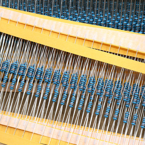 Résistance à film métallique 1/4W à alimentation directe, tolérance 1%, 5 anneaux de couleur, à fils axiaux en fer, emballage en bande, 1R 1M <span class=keywords><strong>Ohm</strong></span>, résistance fixe - Product Image 4
