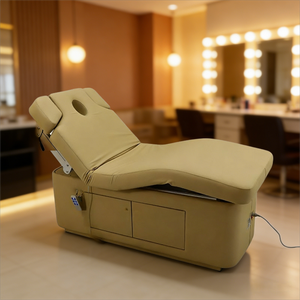 <span class=keywords><strong>Lit</strong></span> de massage électrique de luxe moderne pour salon de beauté, avec angle réglable et éponge haute densité, idéal pour les services de spa facial - Product Image 4