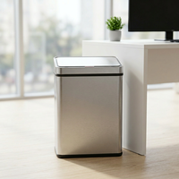 Poubelle créative pliable de 70 L, multifonctionnelle, avec capteur intelligent, poubelle automatique à induction pour la maison