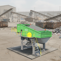 Séparateur balistique à moteur PLC, machine de tri des déchets commerciaux et municipaux à tamis rebondissant, directement de l'usine