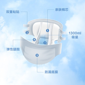 Couches pour adultes Cofu XL, couches médicales jetables hautement absorbantes pour personnes âgées et patients paralysés - Product Image 1