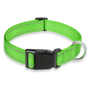 <span class=keywords><strong>Collar</strong></span> de Perro Resistente de Nailon Reflectante de Alta Resistencia, Collares de Nailon Lisos para Perros, Productos para Mascotas Más Vendidos - Product Image 4