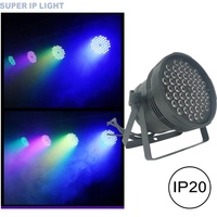 Luz LED Par RGBW 4 en 1 de 54x3W DMX512 para Escenarios, DJ, Bodas, Fiestas, Clubes y Eventos