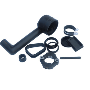ชิ้นส่วนยางฉีดขึ้นรูปตามสั่งของ Zhongjun Rubber Plastic สีดำ สำหรับงานอุตสาหกรรมและเกษตรกรรม - Product Image 1