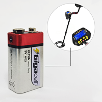 Pila Carbon Zinc 9V avec batterie 9 volts longue durée pour micros sans fil, pédales d'effets guitare/accordeurs, radios bidirectionnelles