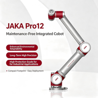 Bras robotique collaboratif JAKA Pro12, charge utile de 12 kg, portée de 1327 mm, 6 axes, cobot, répétabilité de ±0,03 mm pour l'assemblage, la manutention et le soudage