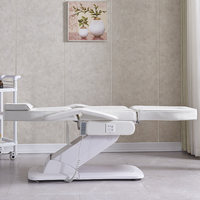Lit de beauté électrique multifonctionnel, lit de physiothérapie automatique pour extensions de cils, réglable en hauteur, spécifique aux salons