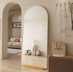 <span class=keywords><strong>Espejo</strong></span> de <span class=keywords><strong>cuerpo</strong></span> <span class=keywords><strong>completo</strong></span> estilo Ins <span class=keywords><strong>con</strong></span> <span class=keywords><strong>base</strong></span> <span class=keywords><strong>espejo</strong></span> de ajuste de piso arqueado contra la pared se puede personalizar - Product Image 6