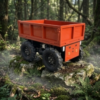 Camion benne hydraulique électrique télécommandé pour la construction en acier, nouveau modèle Kylin K600, véhicule de transport de haute qualité pour