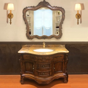 Set <span class=keywords><strong>Bagno</strong></span> <span class=keywords><strong>in</strong></span> Stile Antico, Mobili da <span class=keywords><strong>Bagno</strong></span> <span class=keywords><strong>in</strong></span> Legno con Lavabi - Product Image 5