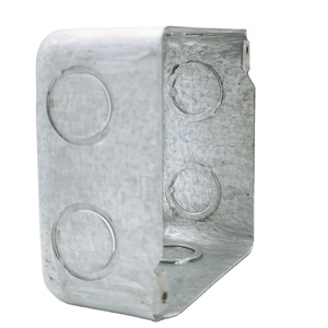 4" Square Extension Ring 2-1/8''' Deep With Combination Knockouts Electrical Junction Outlet Box