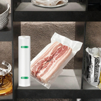 Rouleau de sacs sous vide - Plastique gaufré de qualité alimentaire pour salades, aliments pour bébés, chips et plus