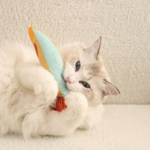 Jouets à Mâcher Interactifs en Forme de Balaou pour Chat Vente en Gros par le Fabricant avec Herbe à Chat Son de Froissement et Couinement Durables pour le Nettoyage des Dents - Product Image 3