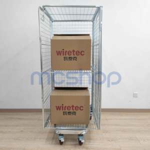 Lạnh chuỗi doanh thu di chuyển thép cuộn <span class=keywords><strong>container</strong></span> giỏ hàng với có thể khóa Heavy Duty ESD bánh xe Cargo & Thiết bị lưu trữ - Product Image 6