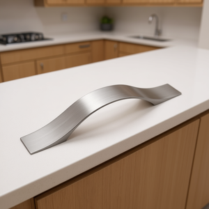 Tirador de Acero Inoxidable para Muebles de Cocina, Diseño Moderno en Níquel Cepillado para Herrajes de Cocina - Product Image 2