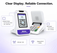 Terminal de paiement par code QR avec clavier, double écran, processeur double cœur, haut-parleur de diffusion vocale pour pharmacie