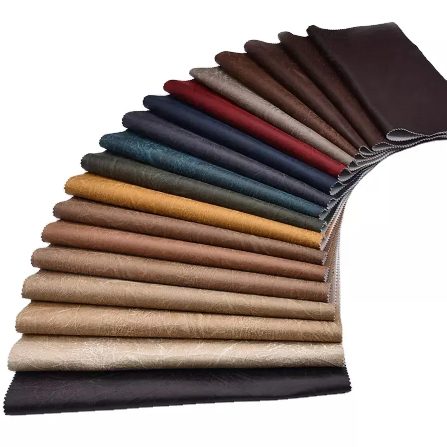 Custom knitted 100% polyester bronzed italian suede car seat sofa fabric