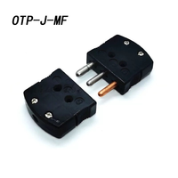 Connecteur de résistance thermique de type K J T à trois pôles standard américain, connecteur OTP-UTK-MF