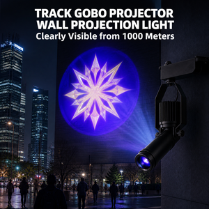 โปรเจคเตอร์โกโบแบบรางขายดี พร้อมซูม ฉายโลโก้ลูกค้า โปรเจคเตอร์ LED สำหรับโฆษณา - Product Image 6