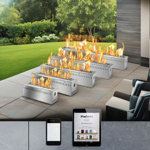 Moderner Smart WiFi Bioethanol Kamin 304 Edelstahl Freistehend Einfache Installation für den Innen-und Außenbereich - Product Image 2