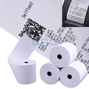 Eco Friendly BPA Free POS/ATM 48GSM 50GSM 60GSM Cash Register <b>Paper</b> 57X30 80X80mm 3 1/8" Thermal Printer Receipt <b>Paper</b> Rolls - Product Image 3