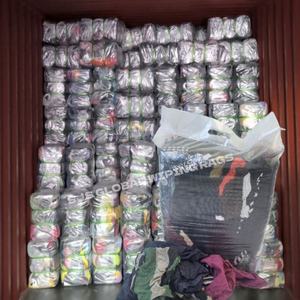 Trapos de Limpieza Industriales de Primera Calidad, Trapos de Camisetas Recicladas de Color, Trapos 100% Algodón para Limpieza - Product Image 1