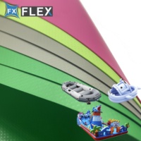 Tissu de bâche en PVC FLFX résistant aux UV, imperméable pour piscines gonflables et centres de jeux
