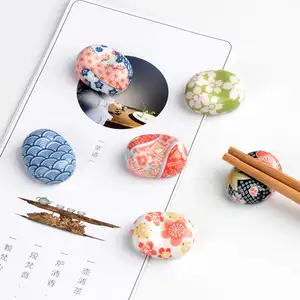 Porte-baguettes décoratif japonais mignon porte-cuillère porte-fourchette outils de cuisine vaisselle support de baguettes en céramique